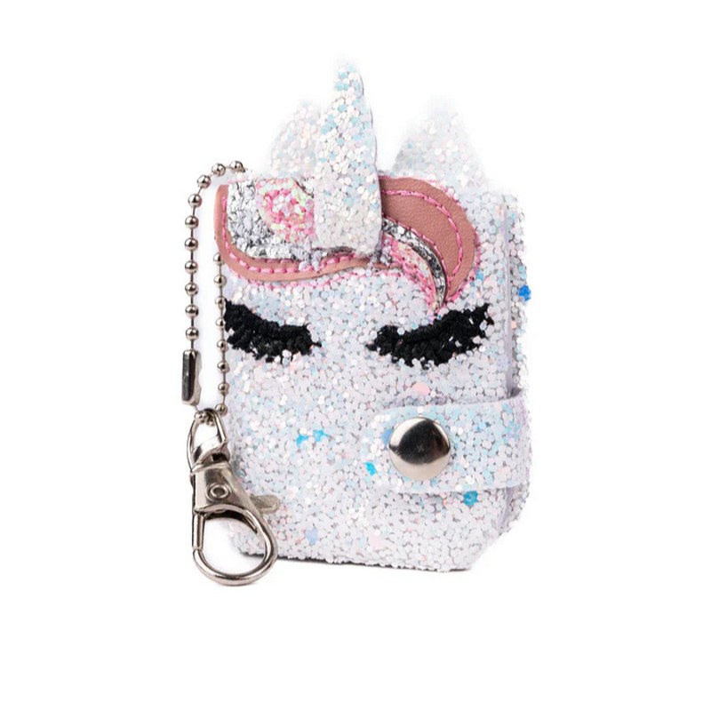 Mini diario segreto per bambini unicorno bianco con brillantini